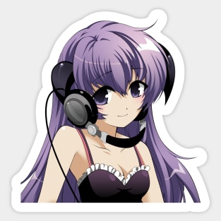 Hanyuu Headphones Aesthetic Sticker